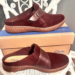 Clarks Collection Leather Clogs - Caroline Bay